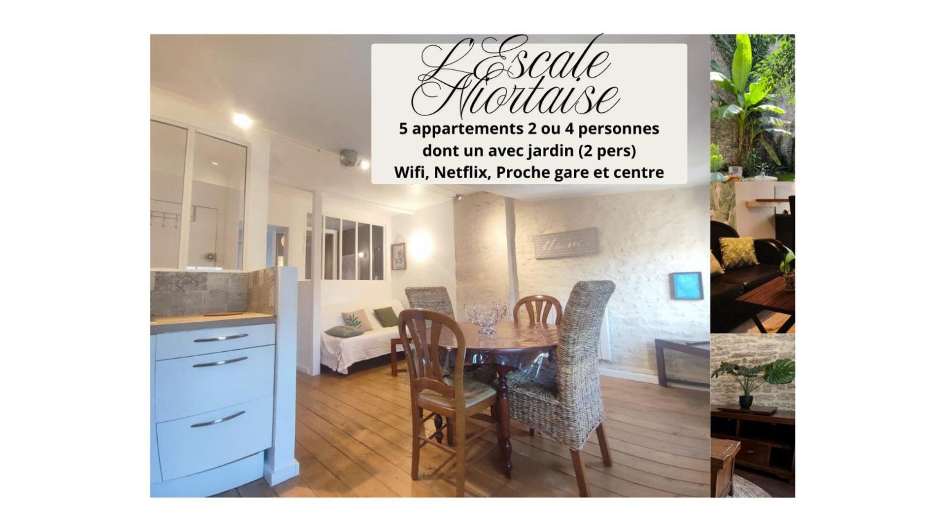 L'Escale Niortaise - Centre-Ville - 10Mn Gare - Wifi - Netflix Esterno foto